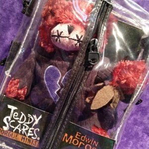 NEW IN BOX! RARE Edwin Morose Teddy Scares morgue mini